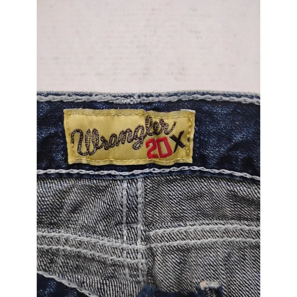 Wrangler 20X Boy's Vintage Boot Cut Jeans Thick Stitch Size 12 Regular